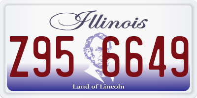 IL license plate Z956649