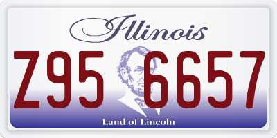 IL license plate Z956657