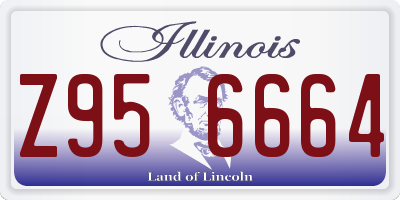 IL license plate Z956664