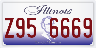 IL license plate Z956669