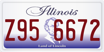 IL license plate Z956672