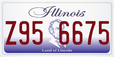 IL license plate Z956675