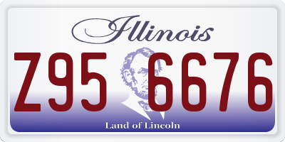 IL license plate Z956676