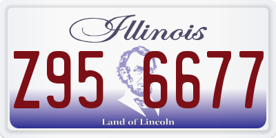 IL license plate Z956677