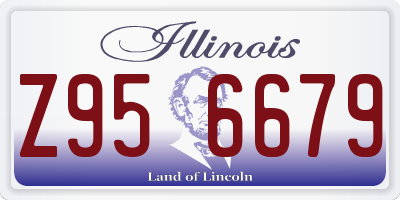 IL license plate Z956679