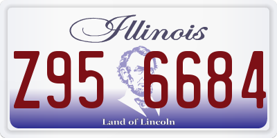 IL license plate Z956684