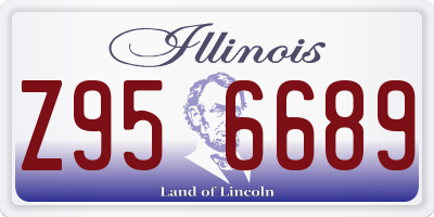 IL license plate Z956689