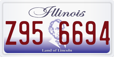 IL license plate Z956694