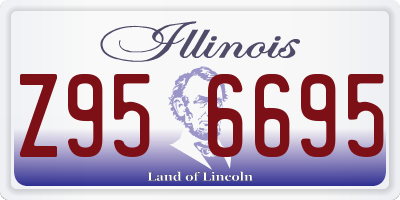 IL license plate Z956695