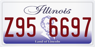 IL license plate Z956697