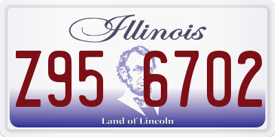 IL license plate Z956702