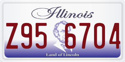 IL license plate Z956704