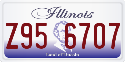 IL license plate Z956707