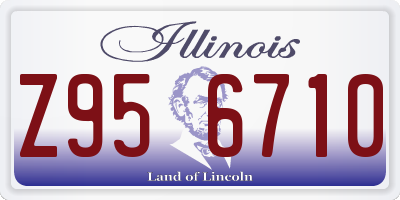 IL license plate Z956710