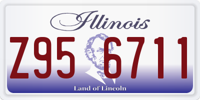 IL license plate Z956711