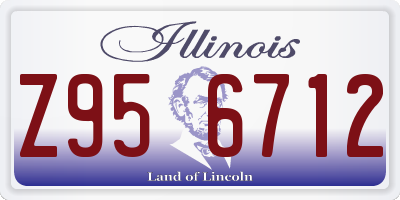 IL license plate Z956712