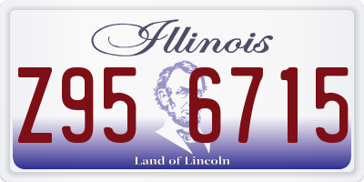 IL license plate Z956715