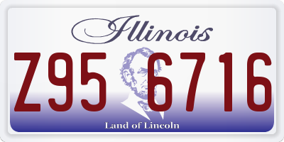 IL license plate Z956716