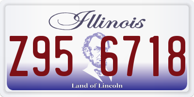 IL license plate Z956718
