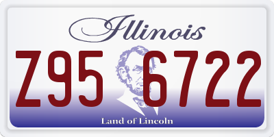 IL license plate Z956722