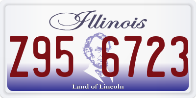 IL license plate Z956723