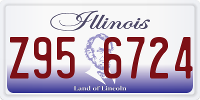 IL license plate Z956724
