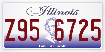 IL license plate Z956725