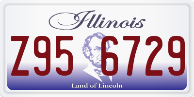 IL license plate Z956729