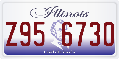 IL license plate Z956730