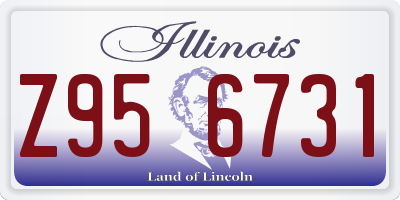 IL license plate Z956731