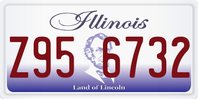 IL license plate Z956732