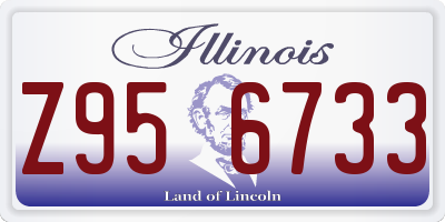IL license plate Z956733