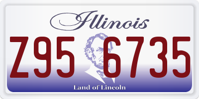 IL license plate Z956735