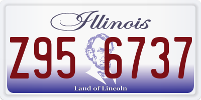 IL license plate Z956737