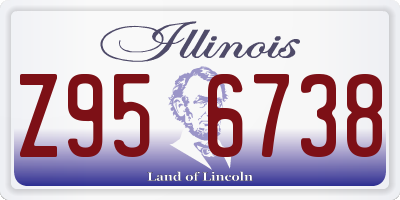 IL license plate Z956738