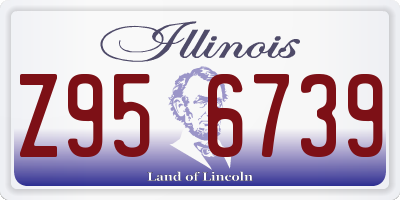 IL license plate Z956739
