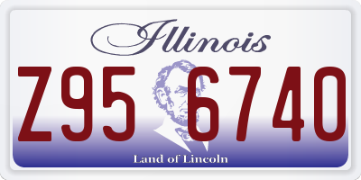 IL license plate Z956740
