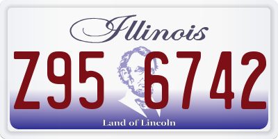 IL license plate Z956742