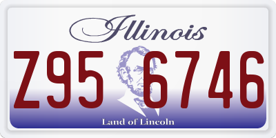 IL license plate Z956746