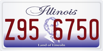 IL license plate Z956750