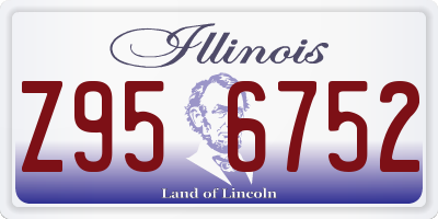 IL license plate Z956752