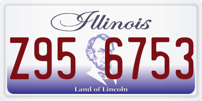 IL license plate Z956753