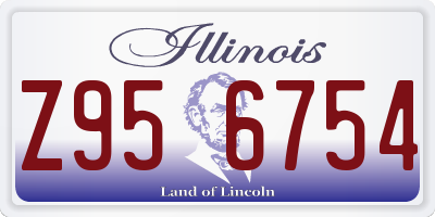 IL license plate Z956754