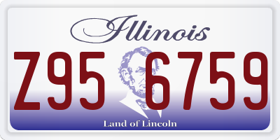 IL license plate Z956759