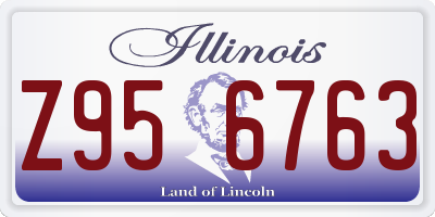 IL license plate Z956763
