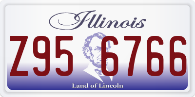 IL license plate Z956766