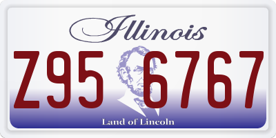 IL license plate Z956767