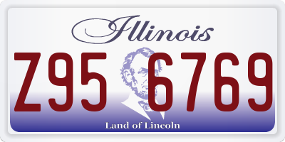 IL license plate Z956769