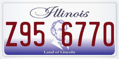 IL license plate Z956770