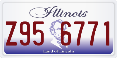 IL license plate Z956771